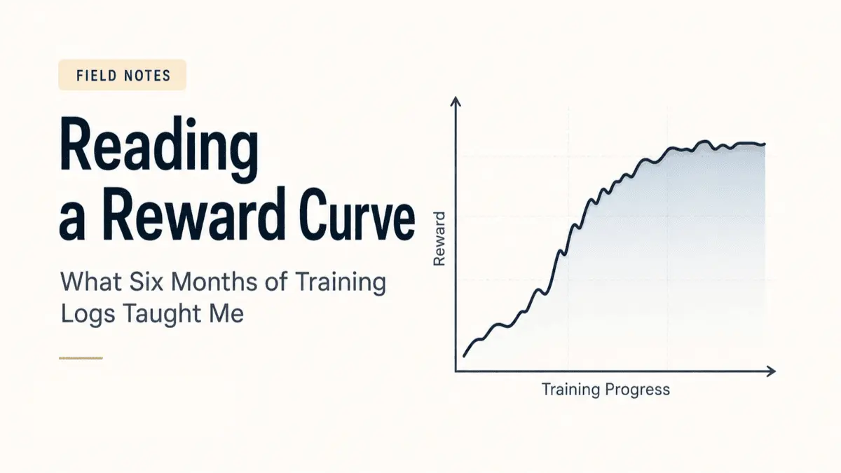 Reading a Reward Curve: What Six Months of Training Logs Taught Me